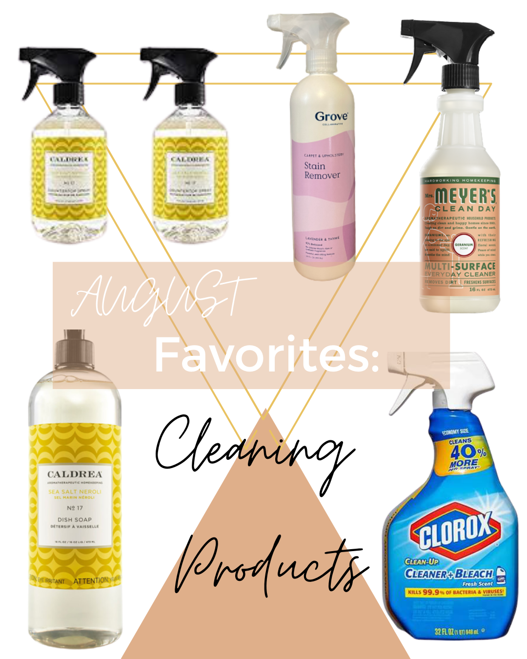 Top 5 August Favorites: Cleaning Products