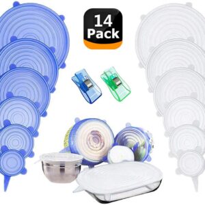 Flexible Silicone Lids Food Wrap Apply to All Kinds of Food Storage Container